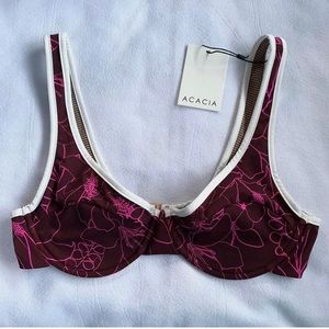 ACACIA SWIMWEAR ✖️ Ruby Neon Paradise Top size M